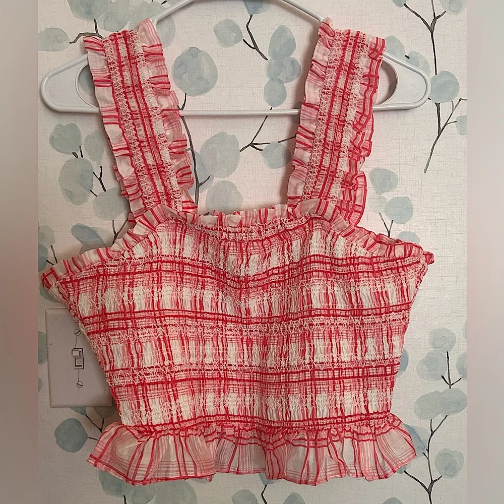 NWT Ruffled Top M - Picture 3 of 8